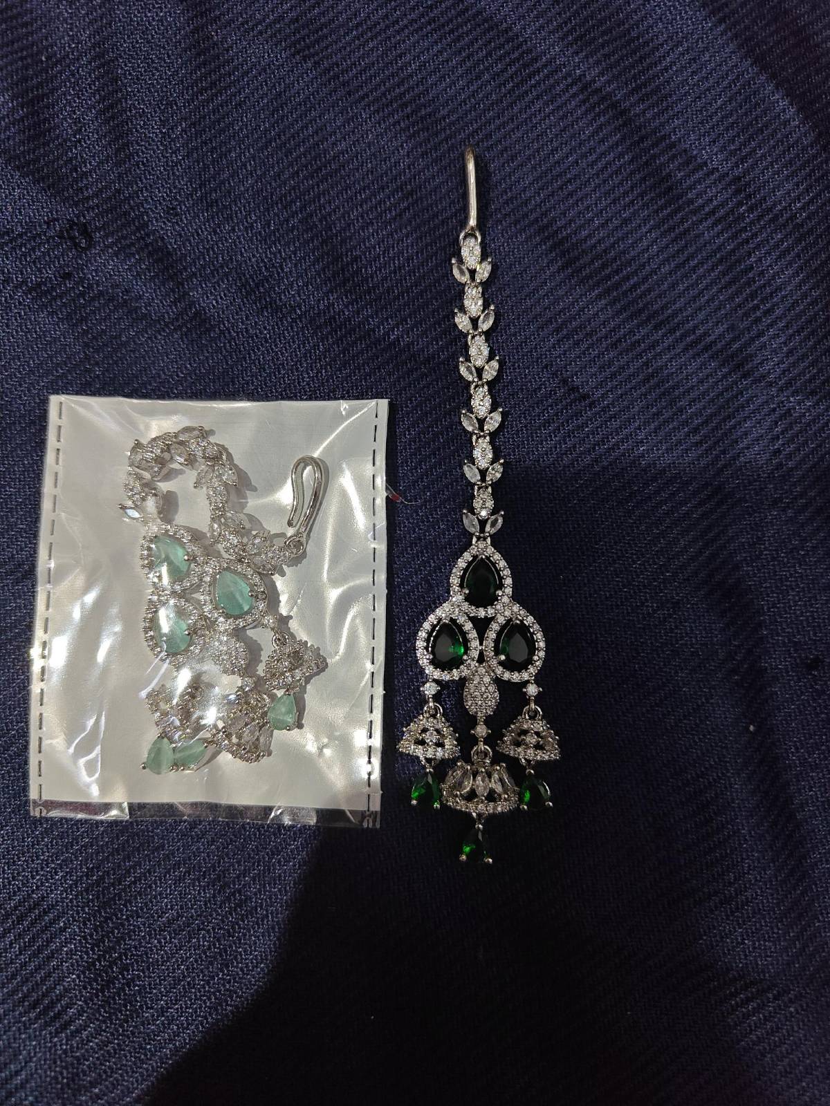 Uma Silver Maang Tikka