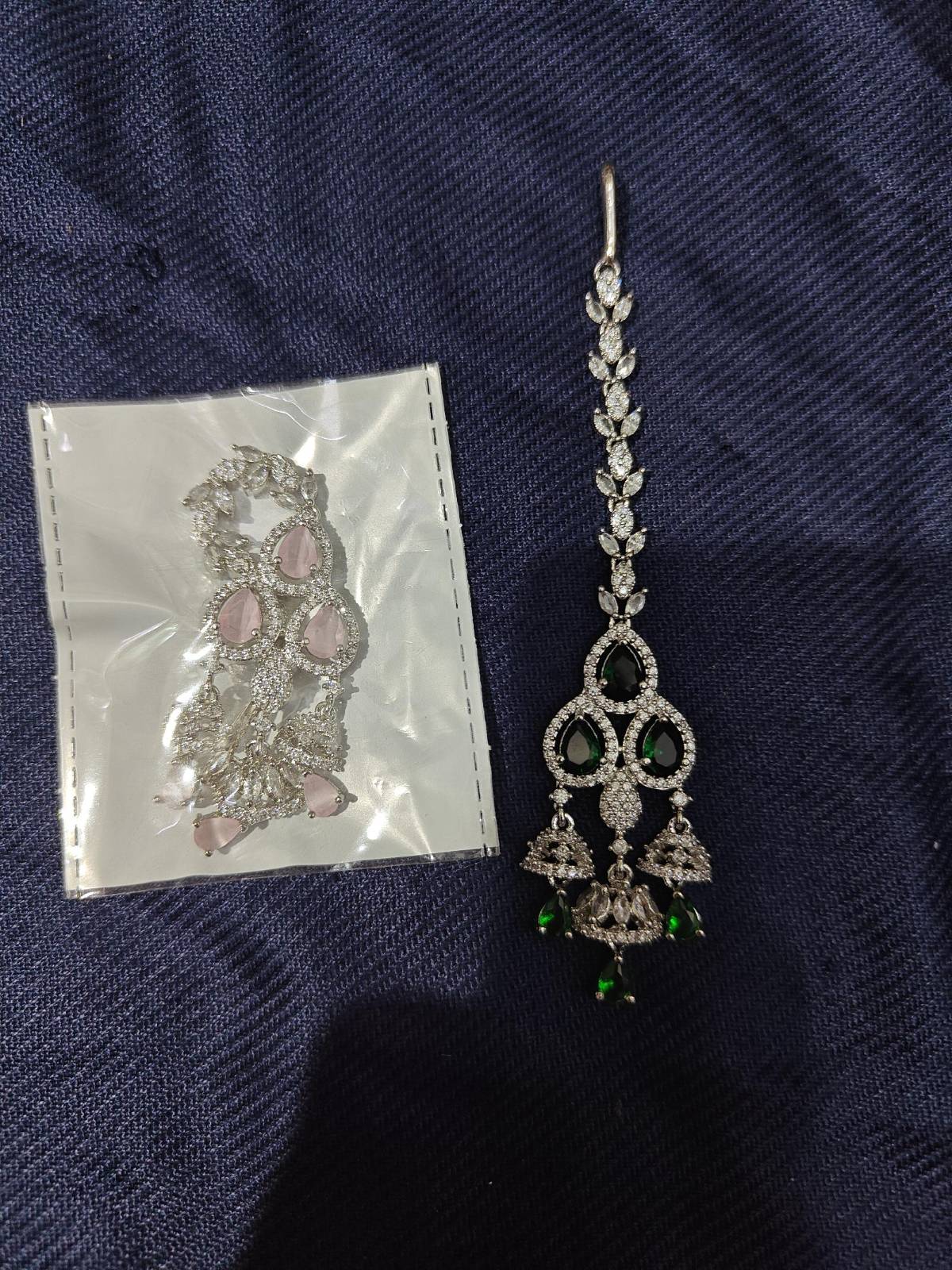 Uma Silver Maang Tikka