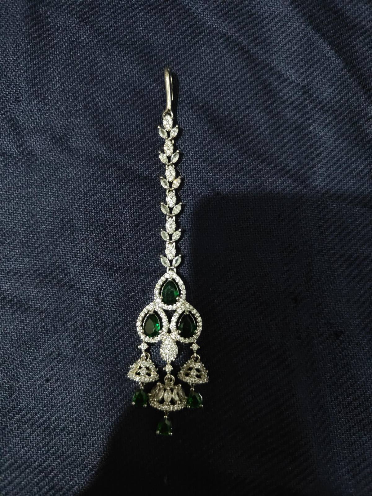 Uma Silver Maang Tikka