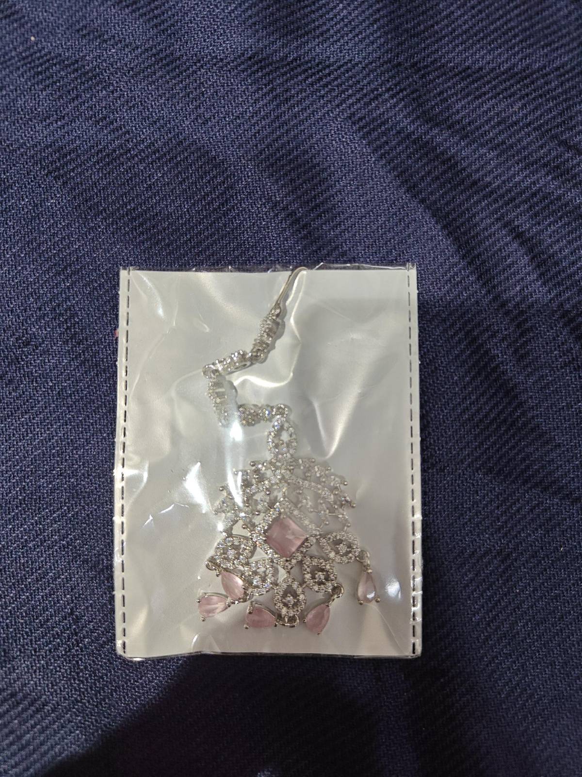 Yamini Silver Maang Tikka