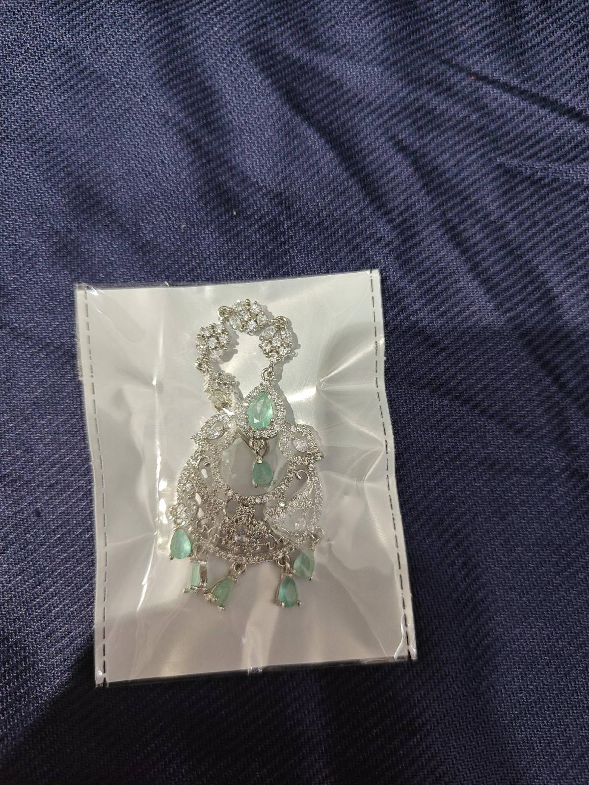 Saanvi Silver Maang Tikka