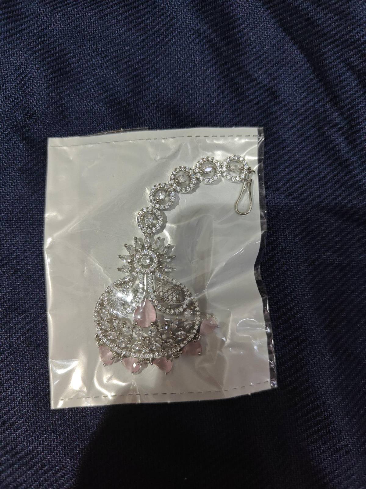 Devika Silver Maang Tikka