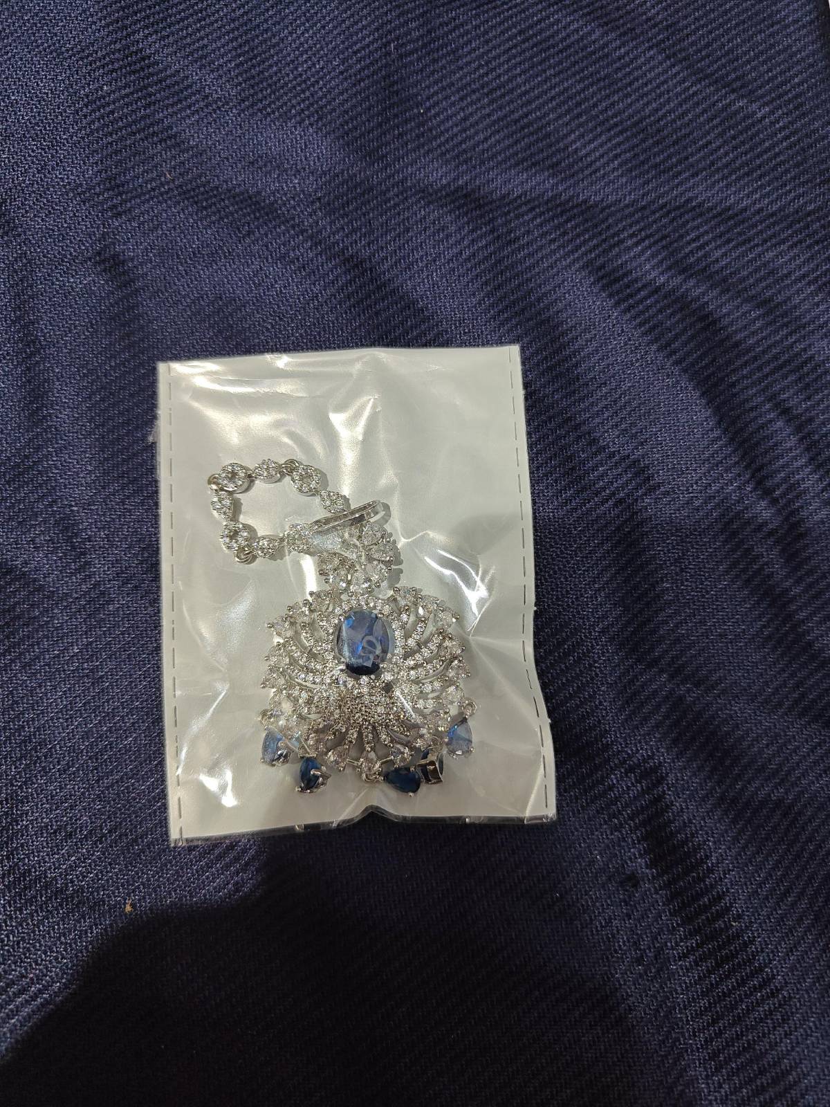Damini Silver Maang Tikka