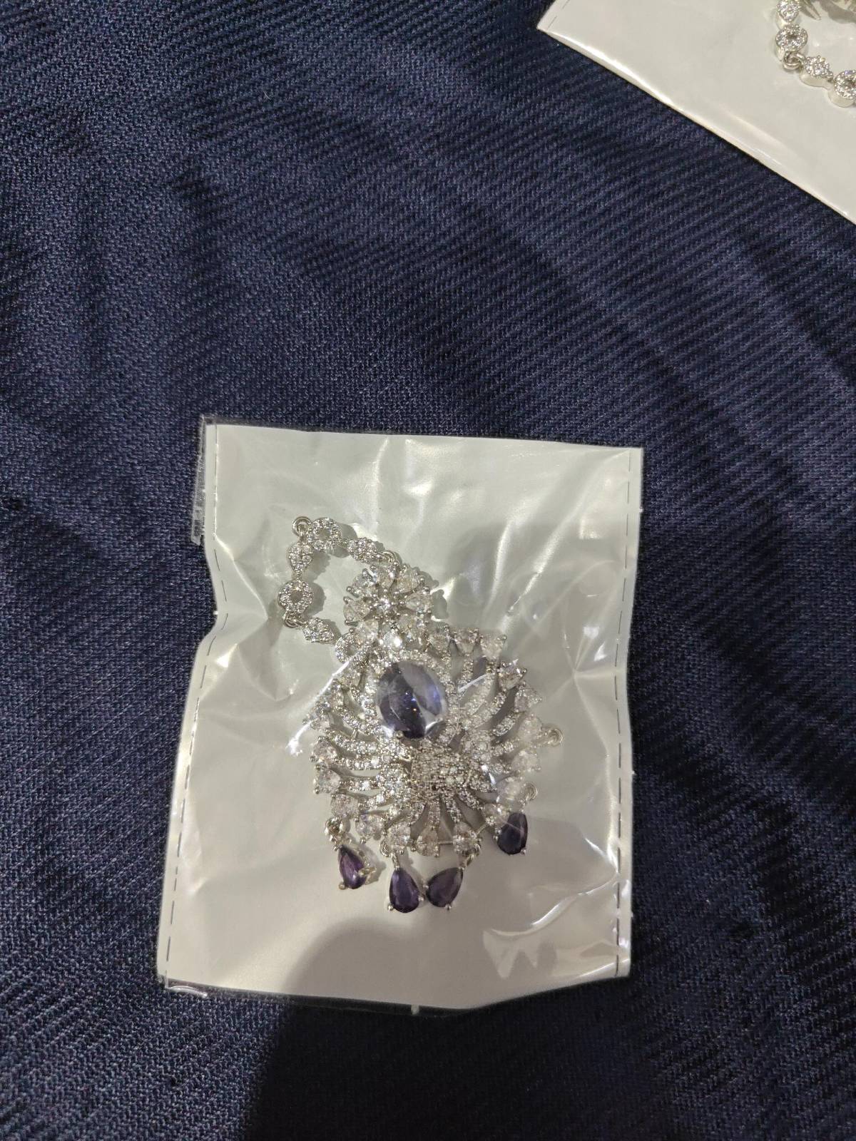 Damini Silver Maang Tikka