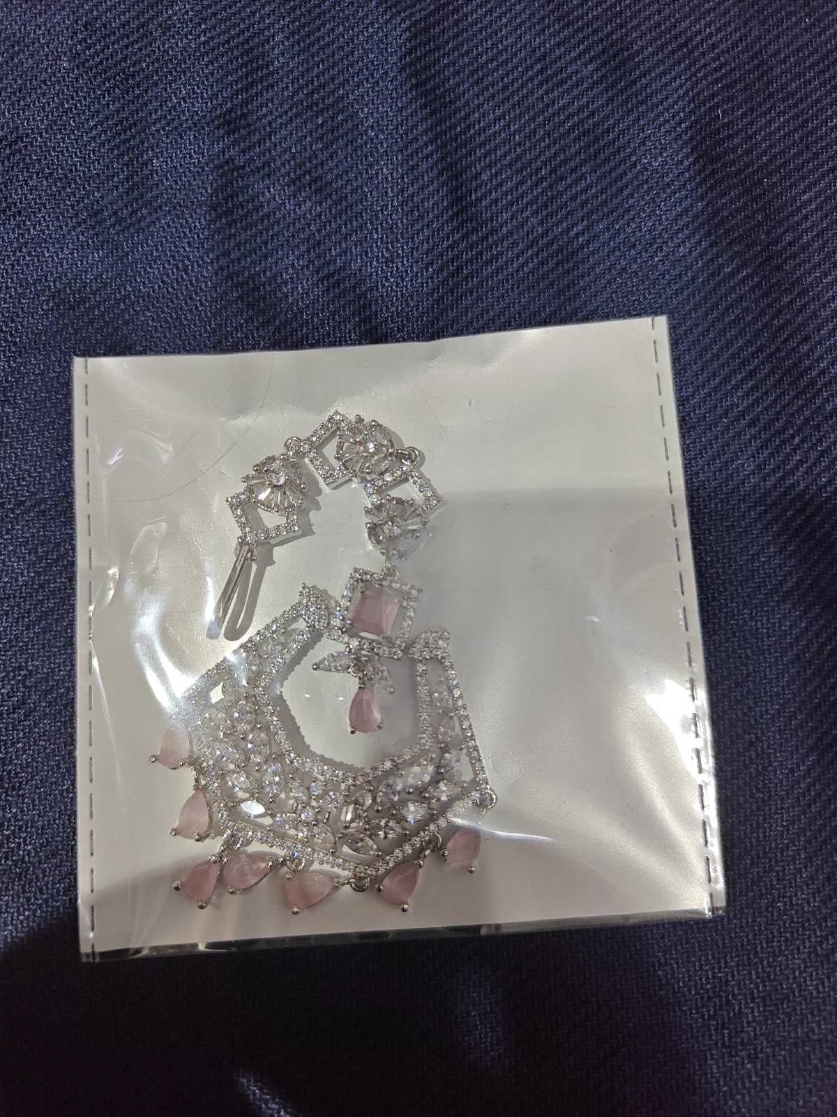 Yamini Silver Maang Tikka