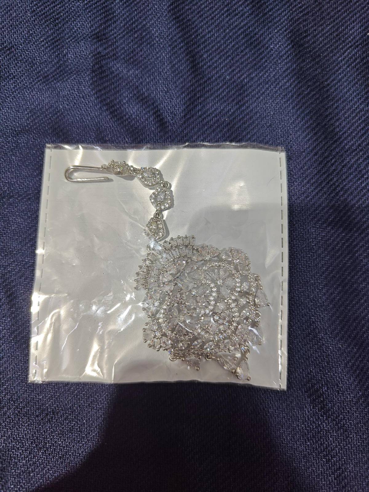 Nitya Silver Maang Tikka