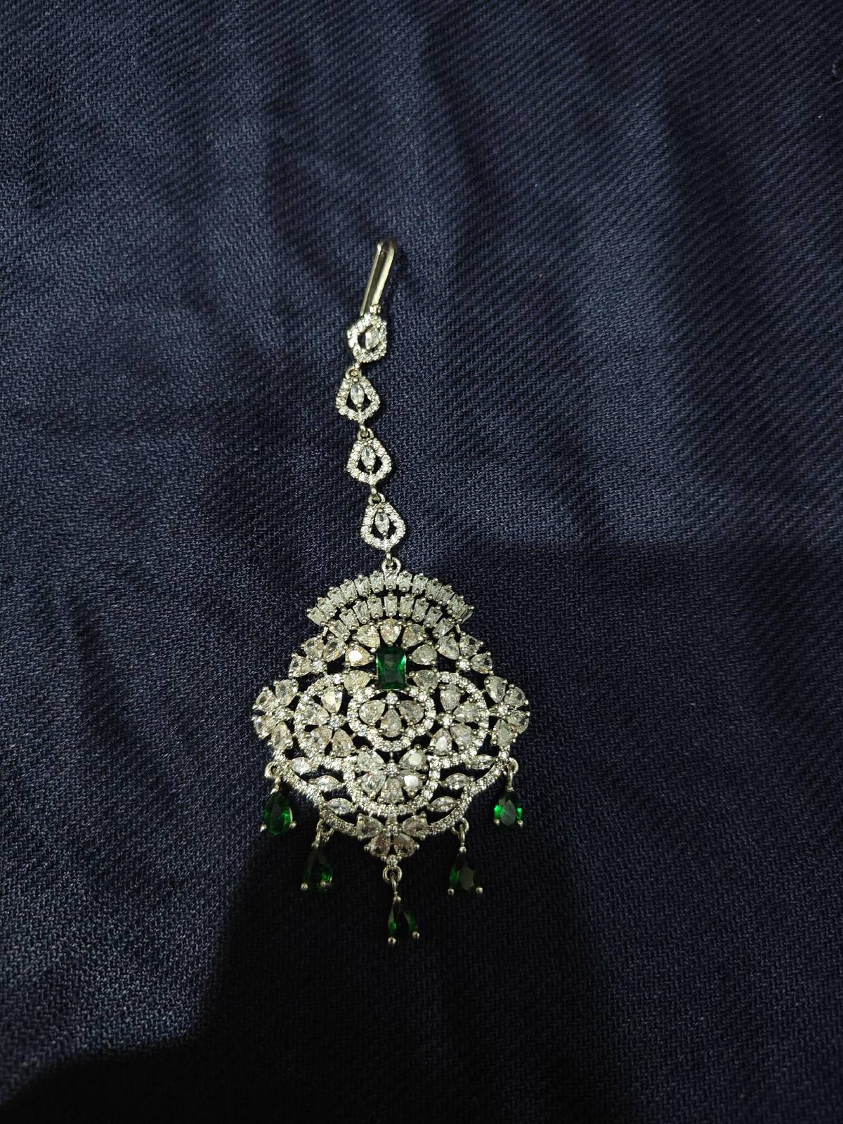 Nitya Silver Maang Tikka