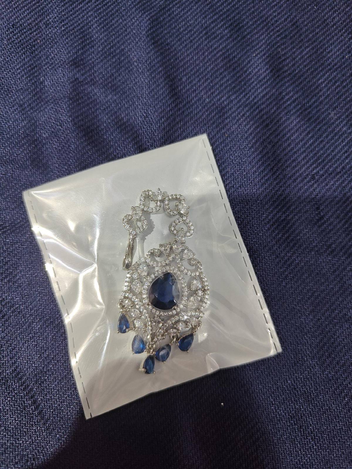 Jahnavi Silver Maang Tikka