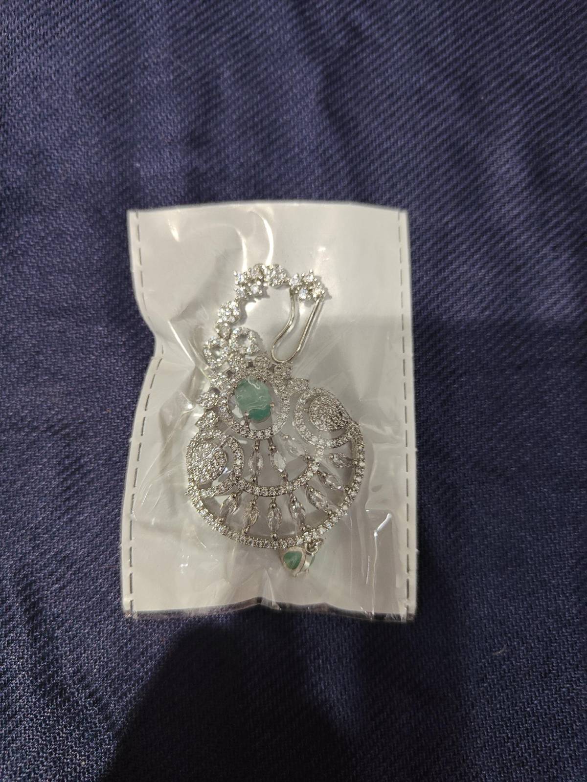Padma Silver Maang Tikka