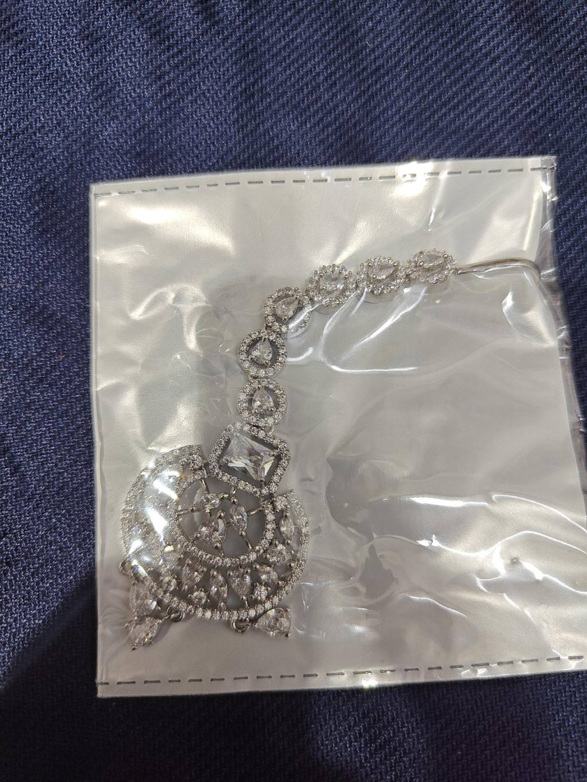 Maya Silver Maang Tikka