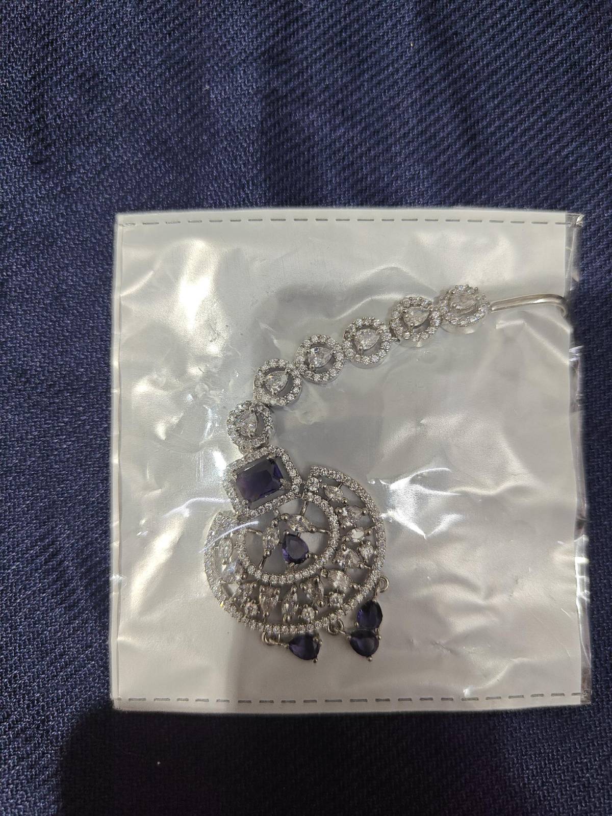 Maya Silver Maang Tikka