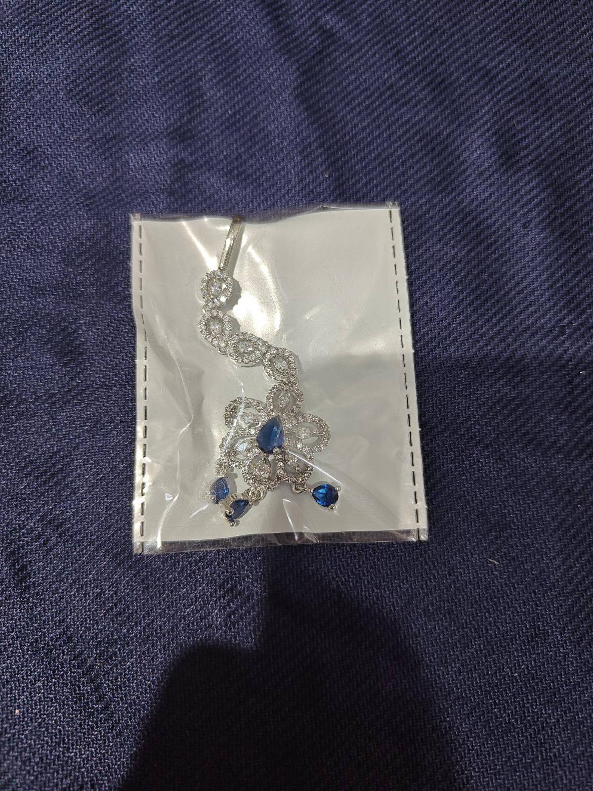 Uma Silver Maang Tikka