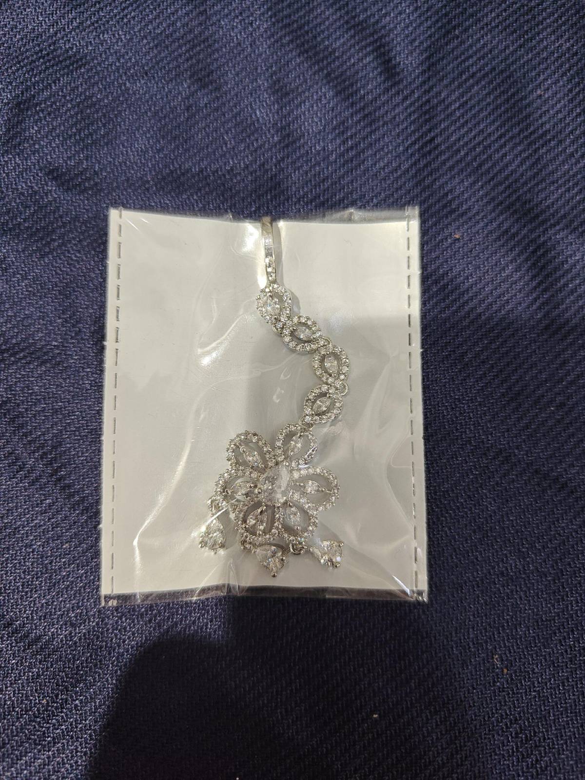 Uma Silver Maang Tikka