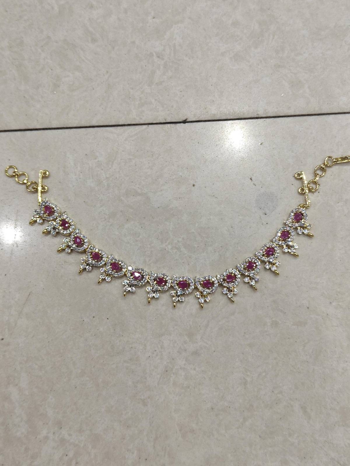 Lakshmi Gilded Champaswaralu Ear Chains