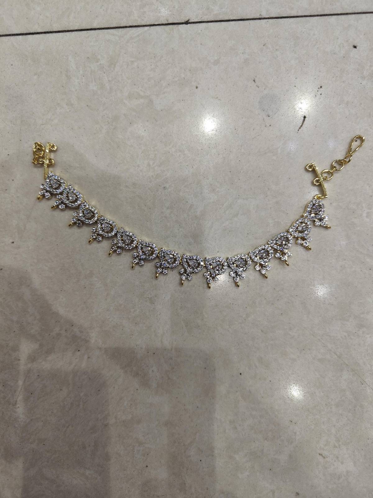 Lakshmi Gilded Champaswaralu Ear Chains