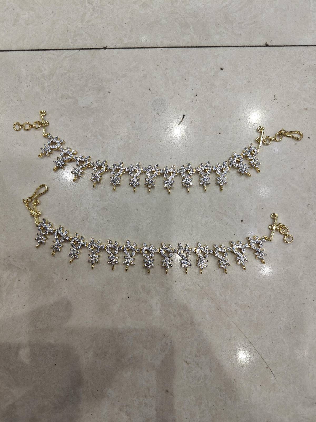 Charvi Gilded Champaswaralu Ear Chains