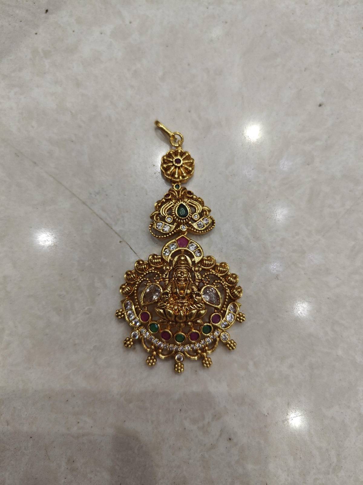 Aaradhya Nakshi Temple Maang Tikka