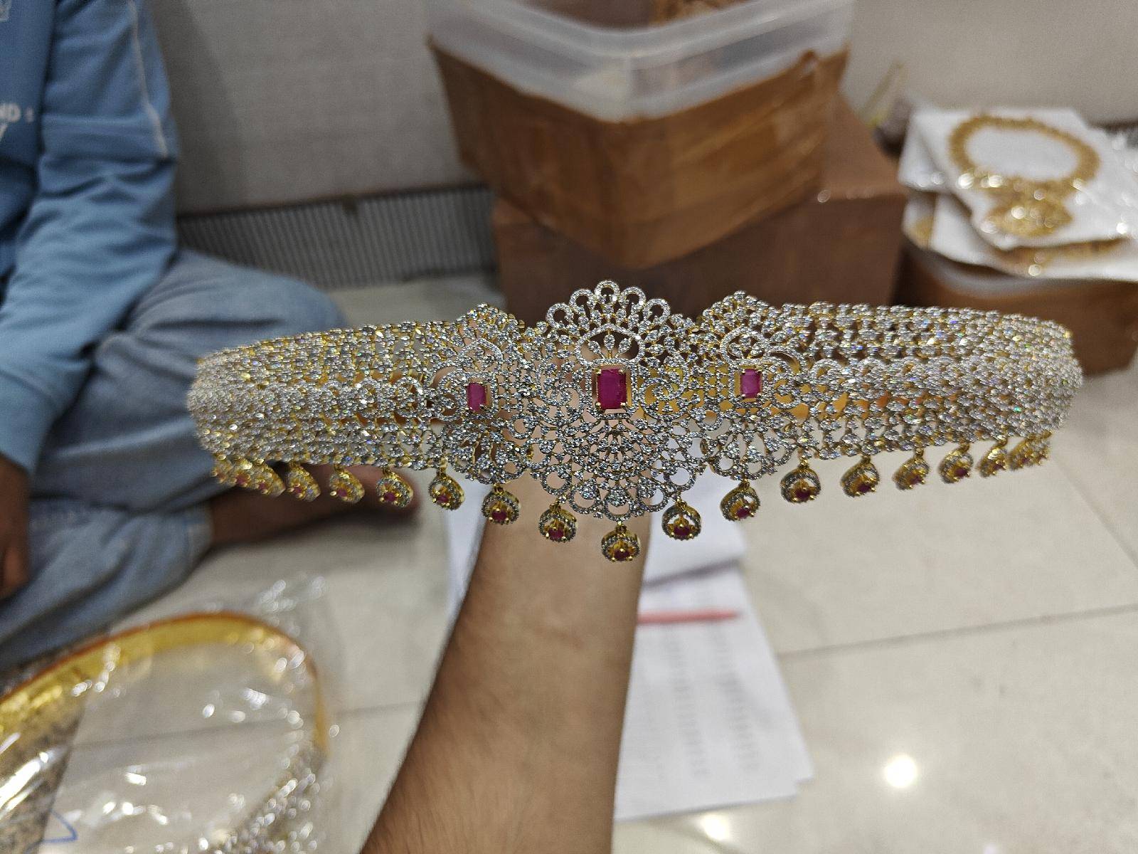 Kiara Gilded Vaddanam Waist Belt