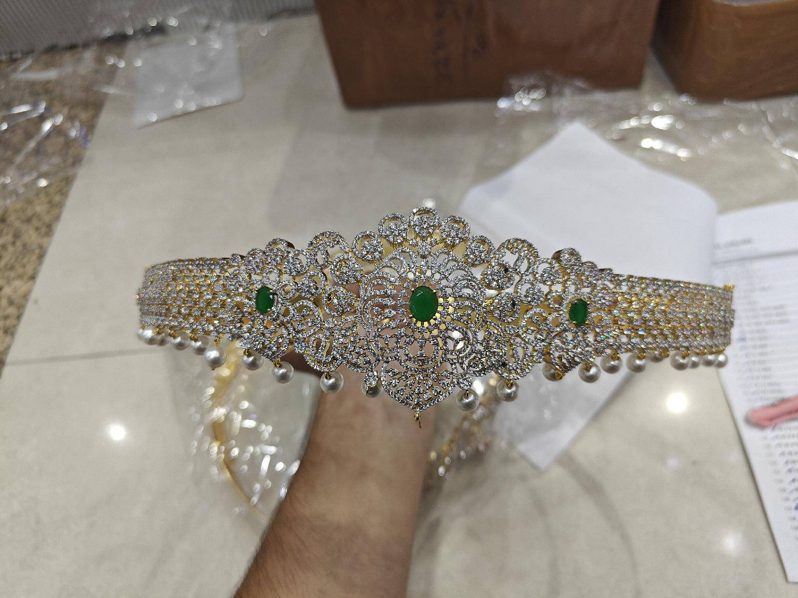 Suhani Gilded Vaddanam Waist Belt