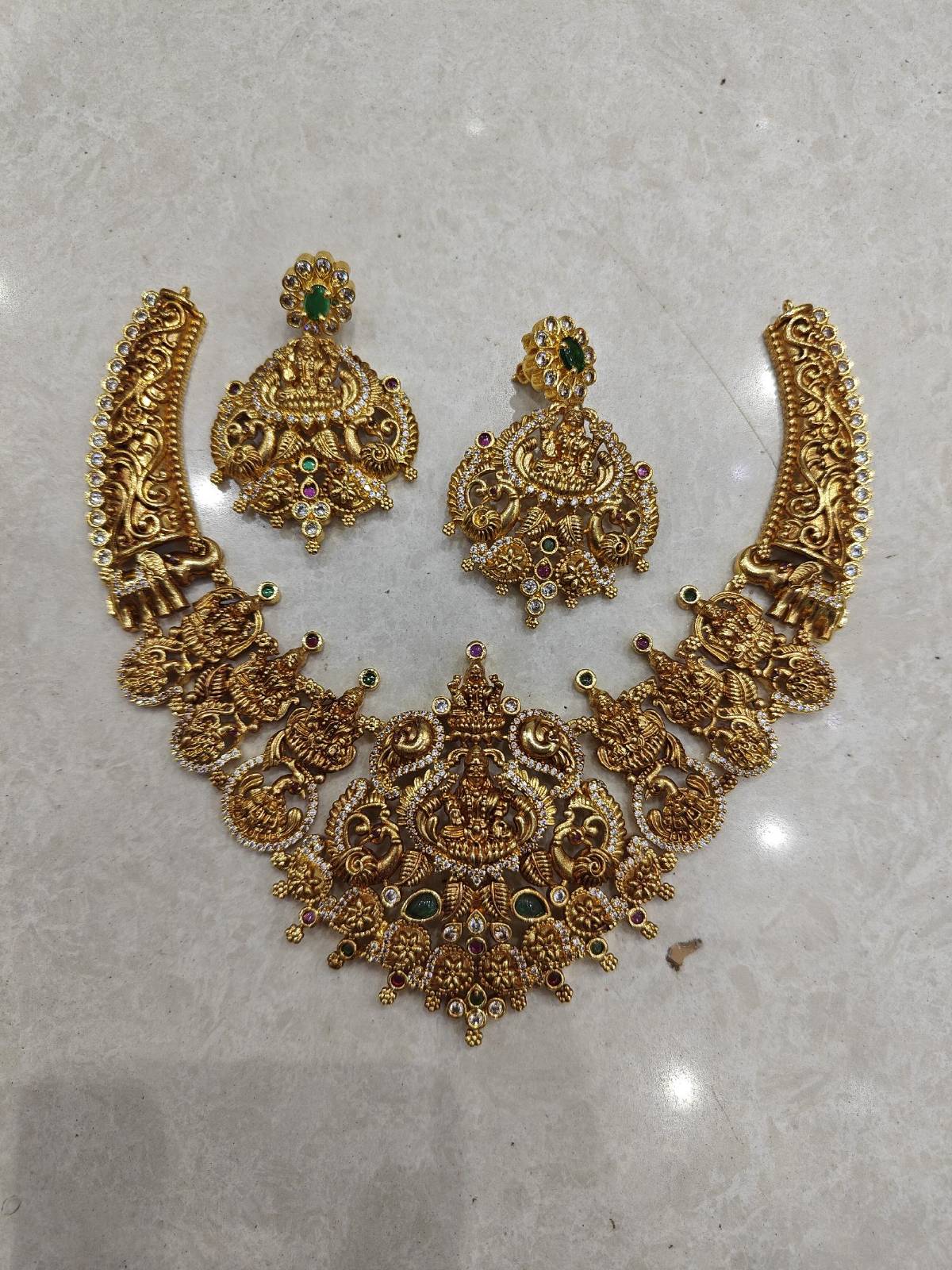 Ira Nakshi Temple Kanti Necklace