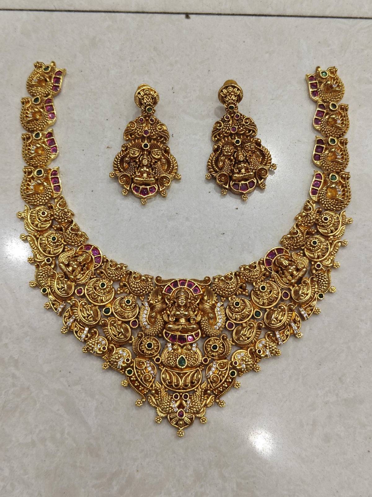 Maya Nakshi Temple Necklace